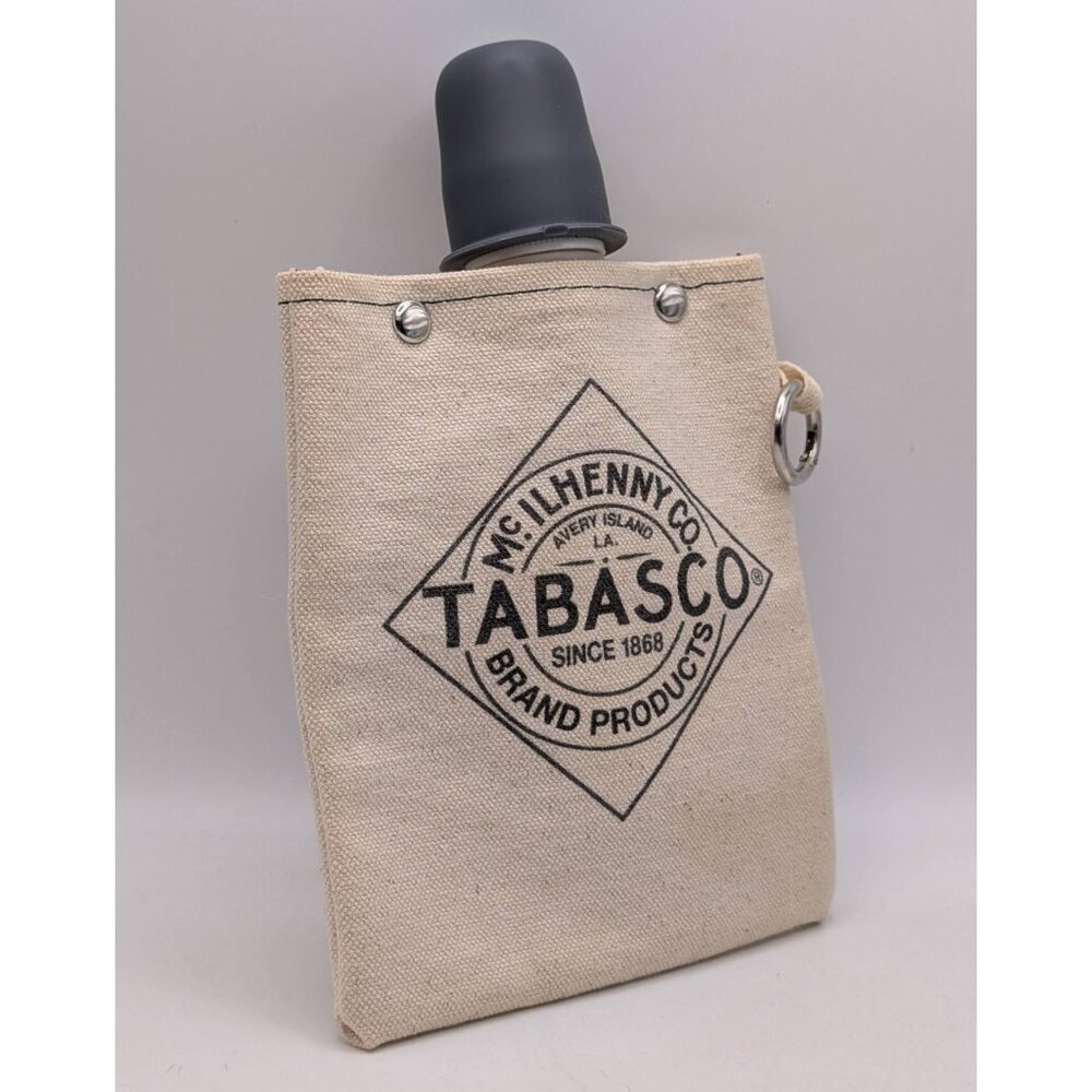 Tabasco Drinking Hip Flask Packable Hot Sauce Promo Ad McIlhenny Co. 8 oz.